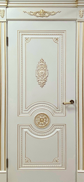 Межкомнатная дверь Санремо Белая эмаль (ДГ)