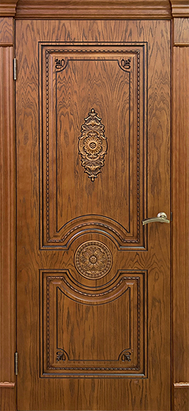 Межкомнатная дверь Санремо Орех-2 (ДГ)