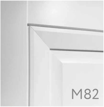 Лидман Aura M82 цвет белый эмалит глухая