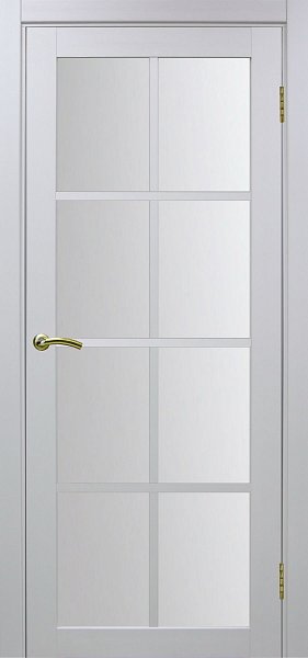Экошпон Оптима Порте Турин 541 стекло матовое цвет белый монохром