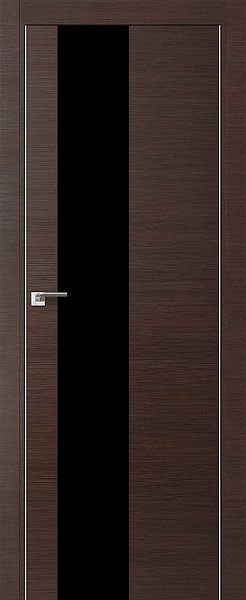 Profil Doors № 5 Z цвет венге кроскут стекло чёрный лак